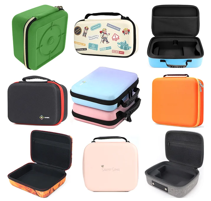 OEM OBM ODM Custom Portable Portetive Travel Carrying Zipper Hard Shell EVA Storage Case Bag