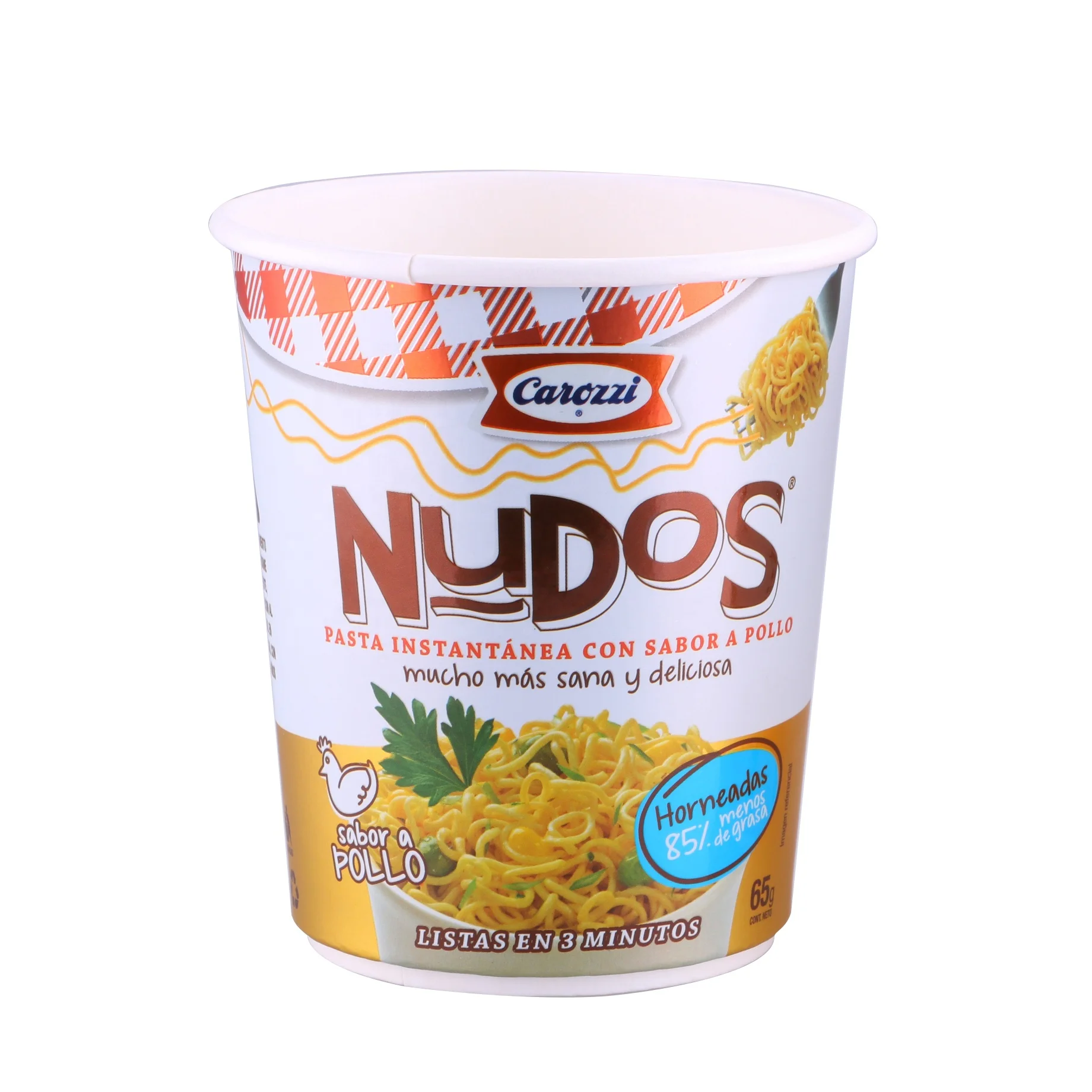 
Hollow Insulation Design Disposable Instant Noodle Paper Cup 