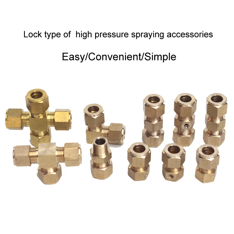 
Factory sales high pressure accessories of spraying quick coupler and quick screwing connector 