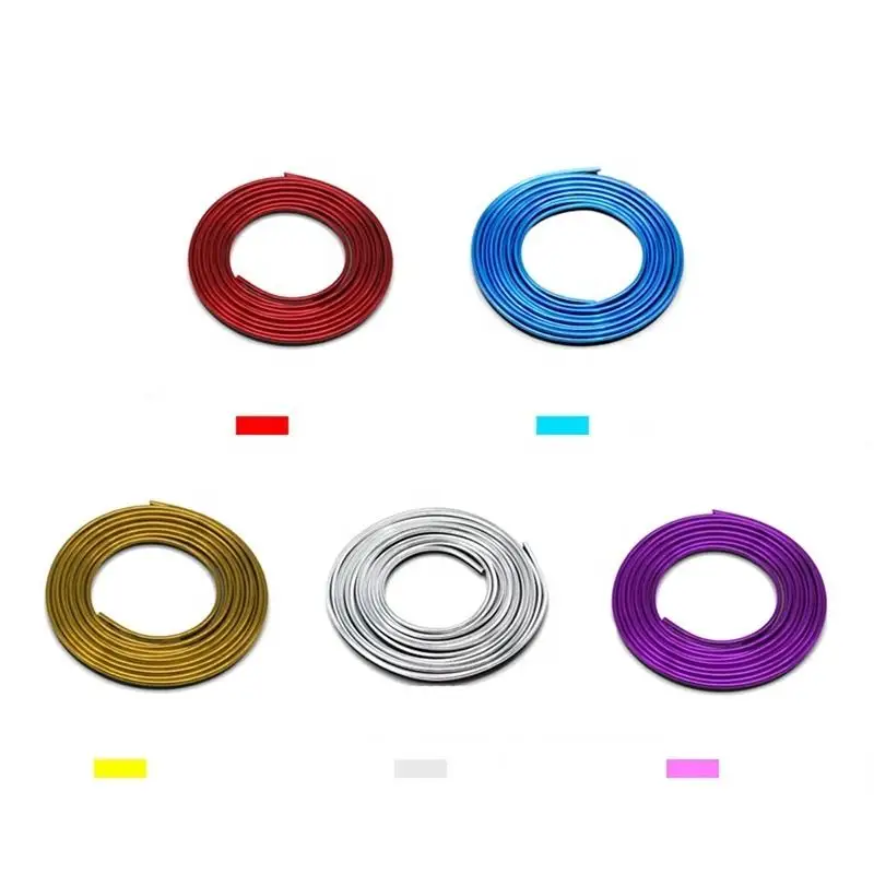 5M Car Dashboard Door Edge Insert Trim Styling Interior Decorative Moulding Universal Auto Accessories Insert Strip With Scraper