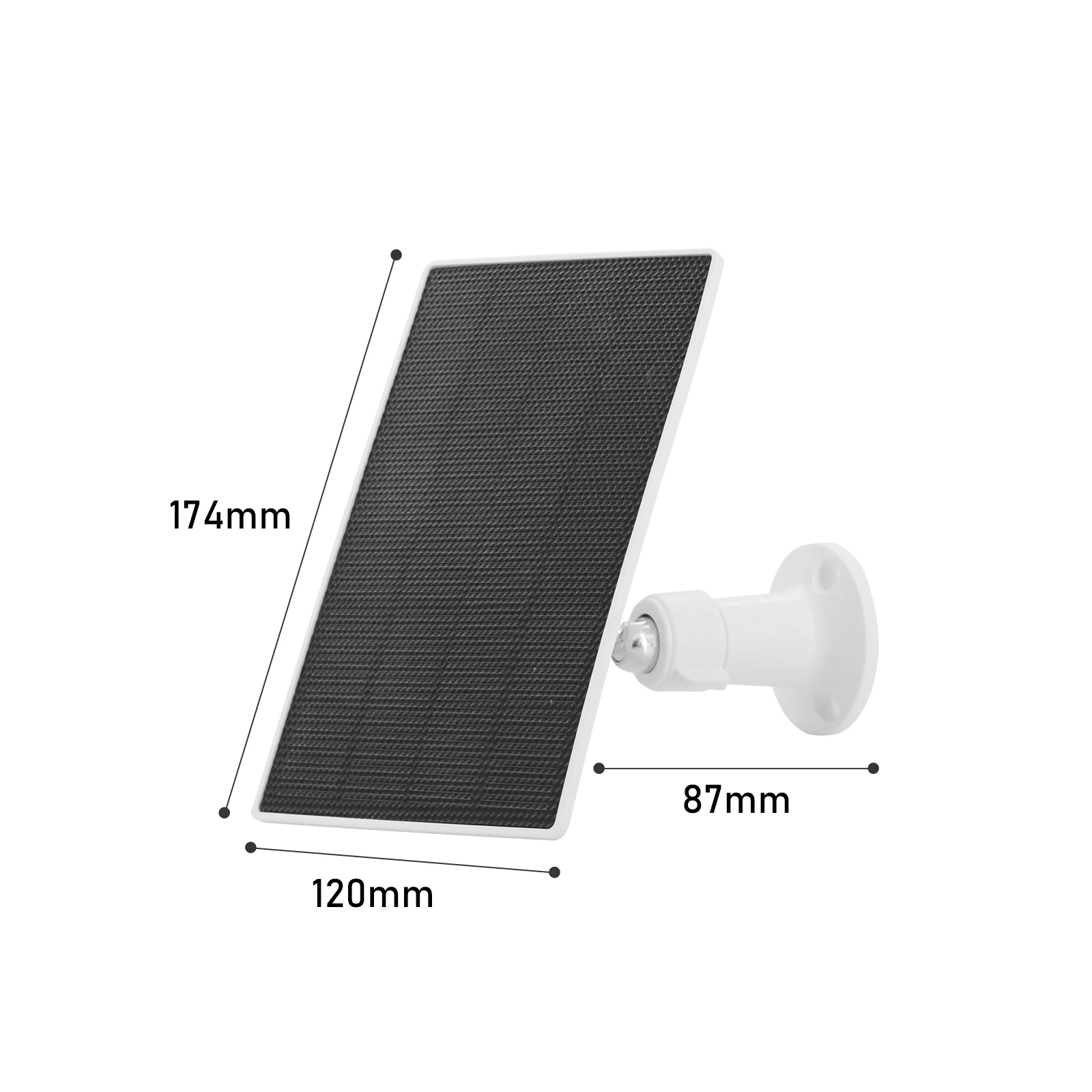 JideTech 4MP на солнечной батарее беспроводная камера PTZ 9000 мАч наружная