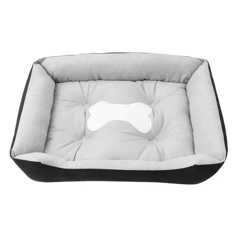 Cheap Yarn Dog Bed Boucle pet Bed Orthopaedic Foam Dog Bed for large dog
