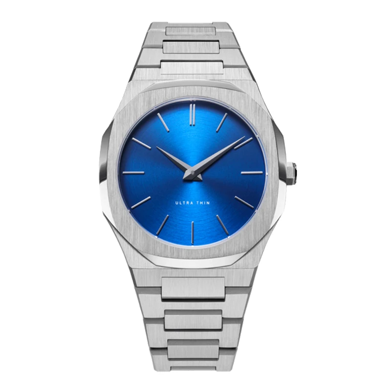 Китайское производство, водонепроницаемые наручные часы 50 метров, минеральное стекло, роскошные мужские кварцевые часы из нержавеющей стали 316L