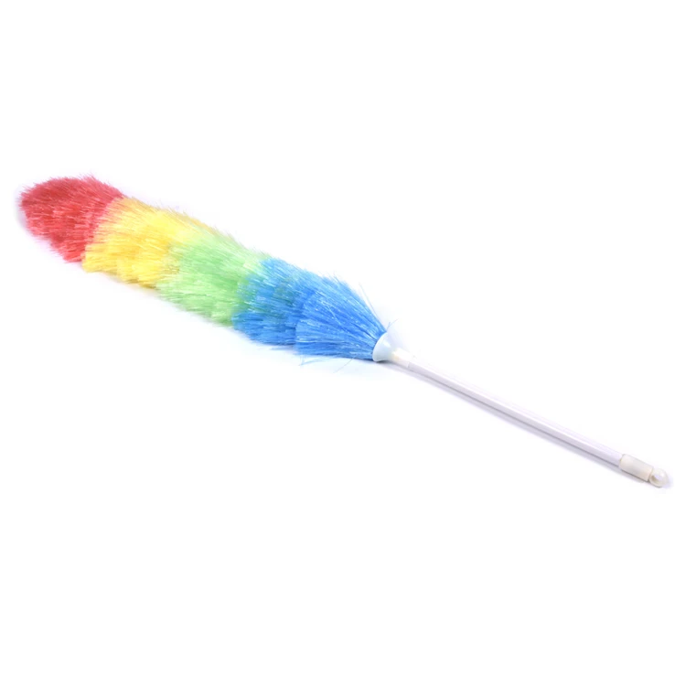 Household PP fiber plastic handle magic cleaning rainbow static cling Duster