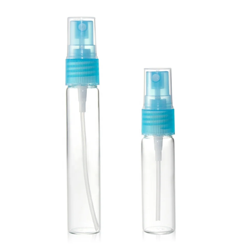 wholesale fancy 10ml empty glass perfumes bottles with cap pump sprayer bottle china manufacturer
