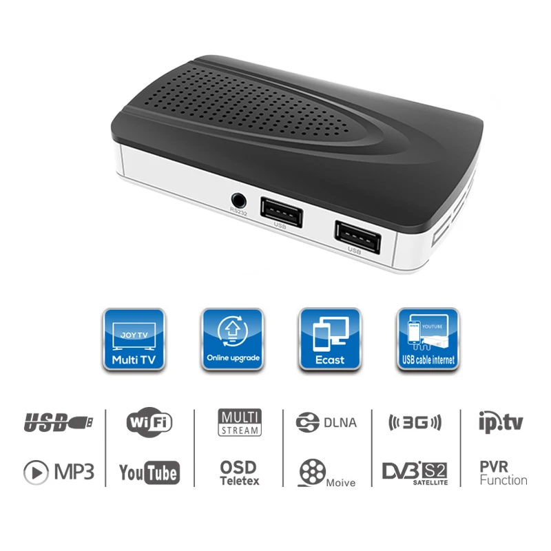 Oem Satellite Tv Receiver DVB S2 FTA Tv Box Decoder Full Hd 1080P