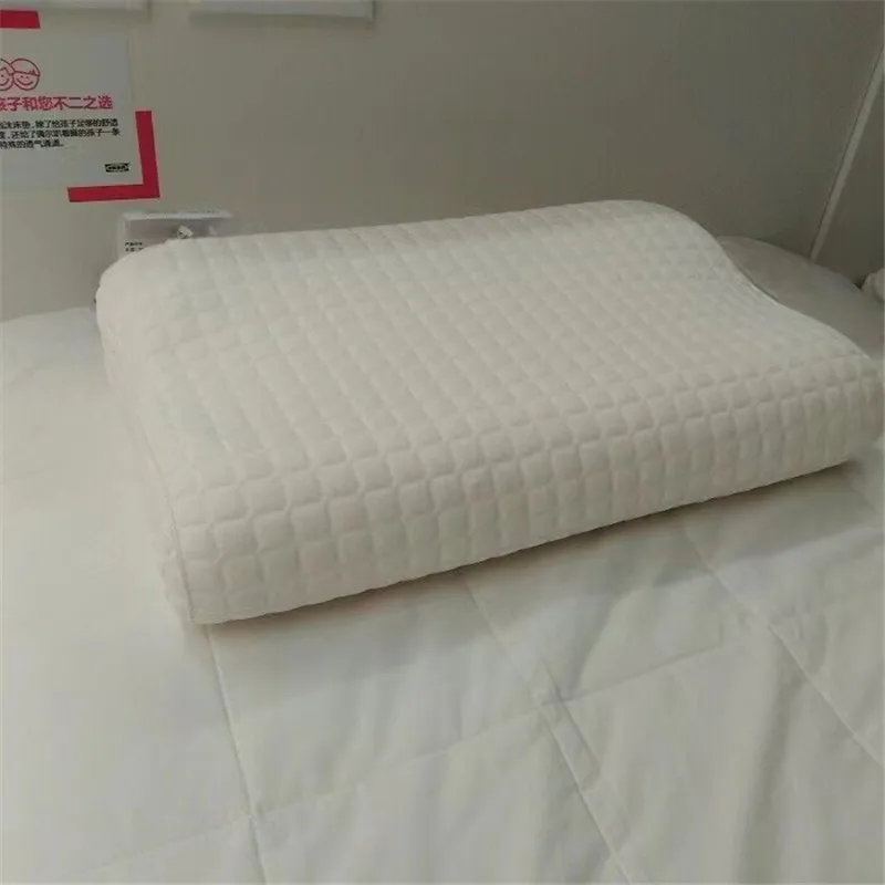 4D Air Fiber Pillow Breathable and Removable Bed for Neck-Pain Cervical Contour Neck Support Memory Foam