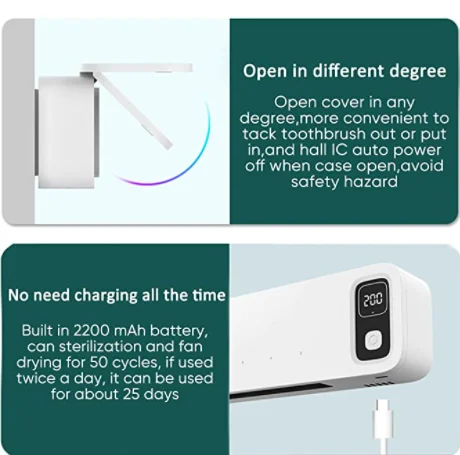 toothbrush sterlizer dental sterilizer UVC-Light Sanitizer