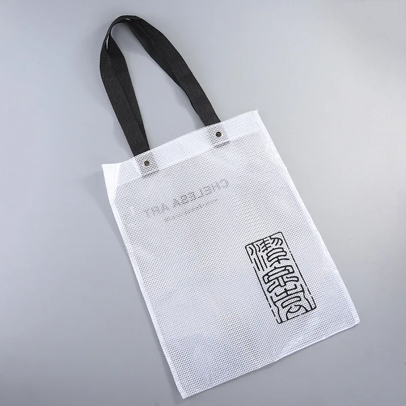 Manufacturers New Design Fashion Simple Transparent PVC Backpack Net Red Shopping Tote Bag Wholesale Can Be Customized