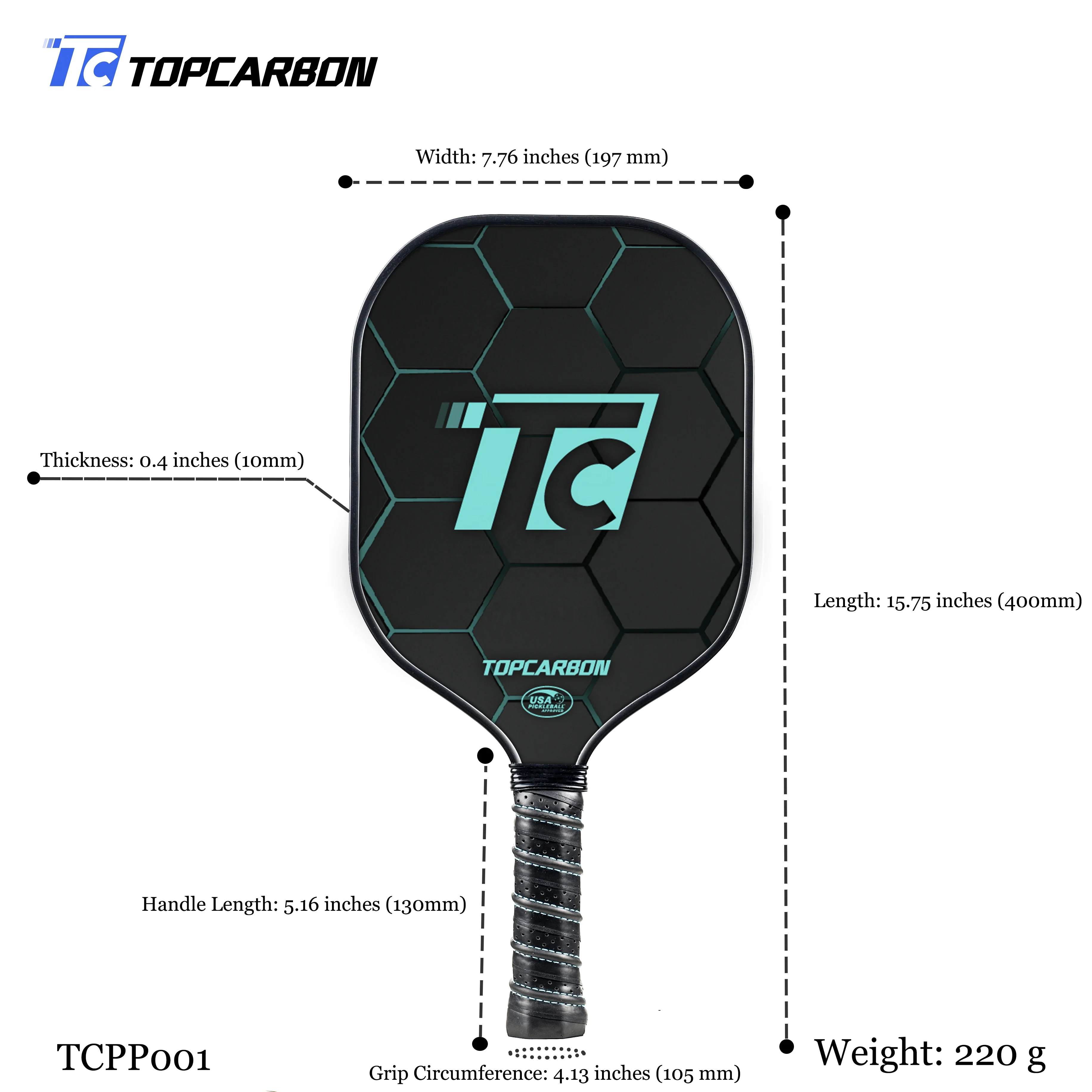 Высококачественное весло для пиклбола из углеродного волокна брендов