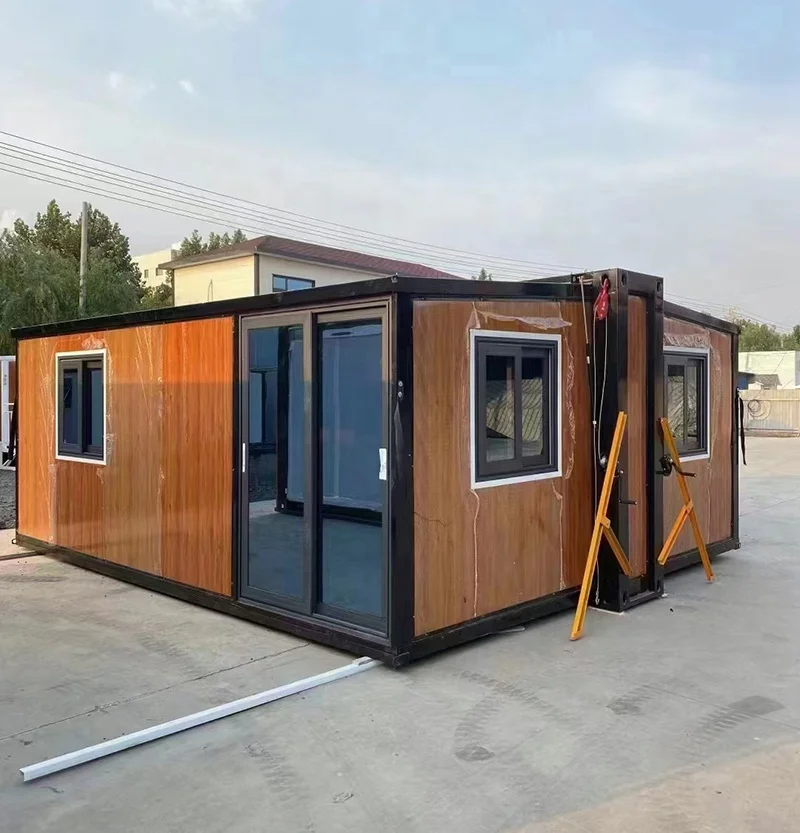 Fast Build 40 Ft 20 Prefab Container Expandable House Light Steel Portable Prefabricated Home 2 3 4 5 Bedroom With Toilet