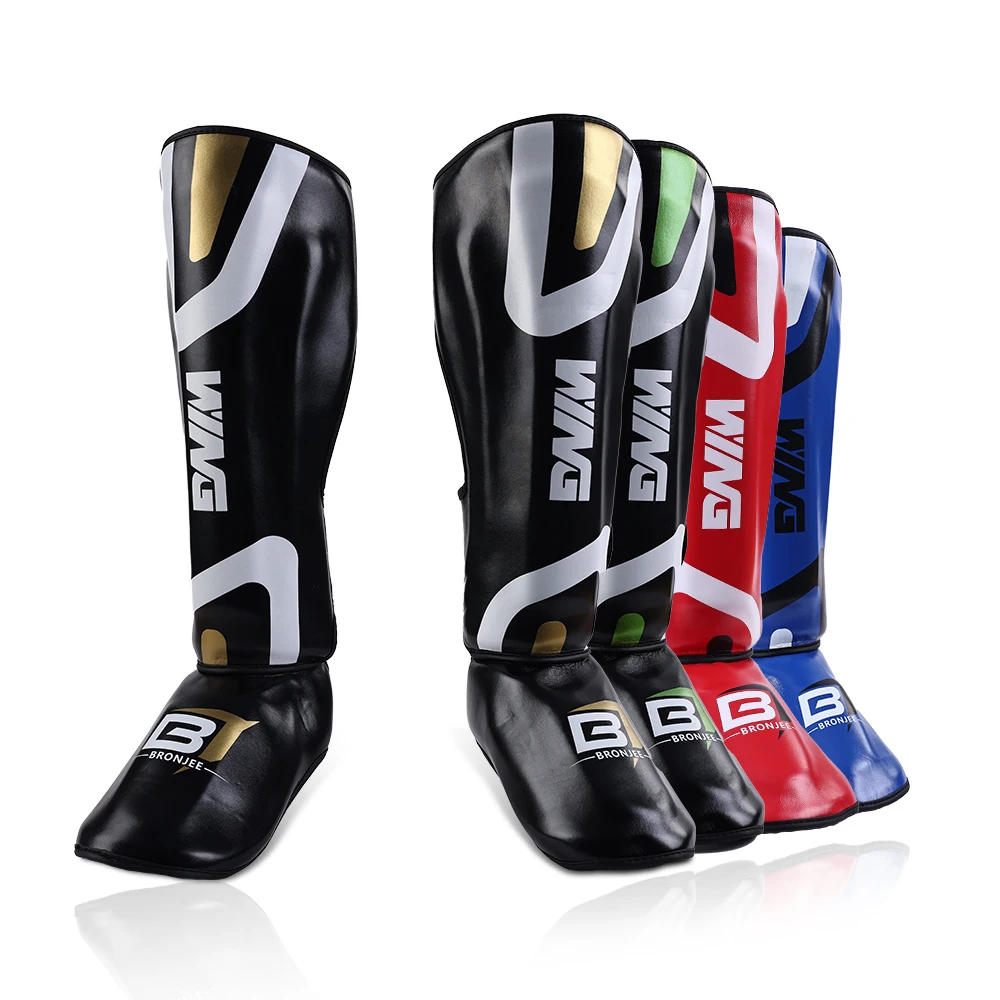 2023 boxing shin guard combat training Shin Instep Ankle Protector MMA Muay Thai Training Leg Warmers Light Kicking Shin Pads