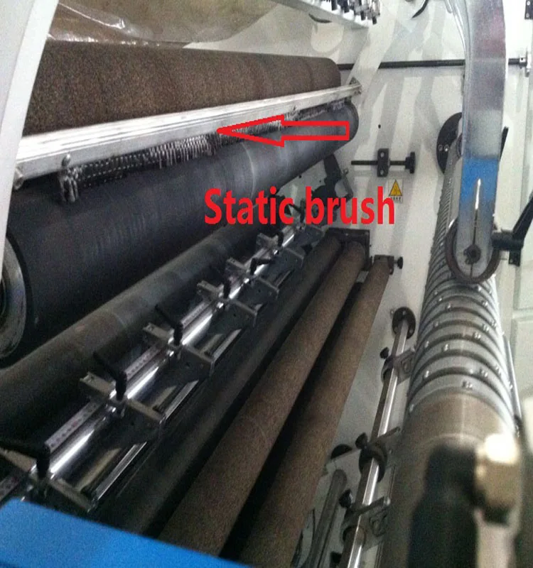 High speed 1300mm sliitting rewinding machine 400m/min with unloading arm