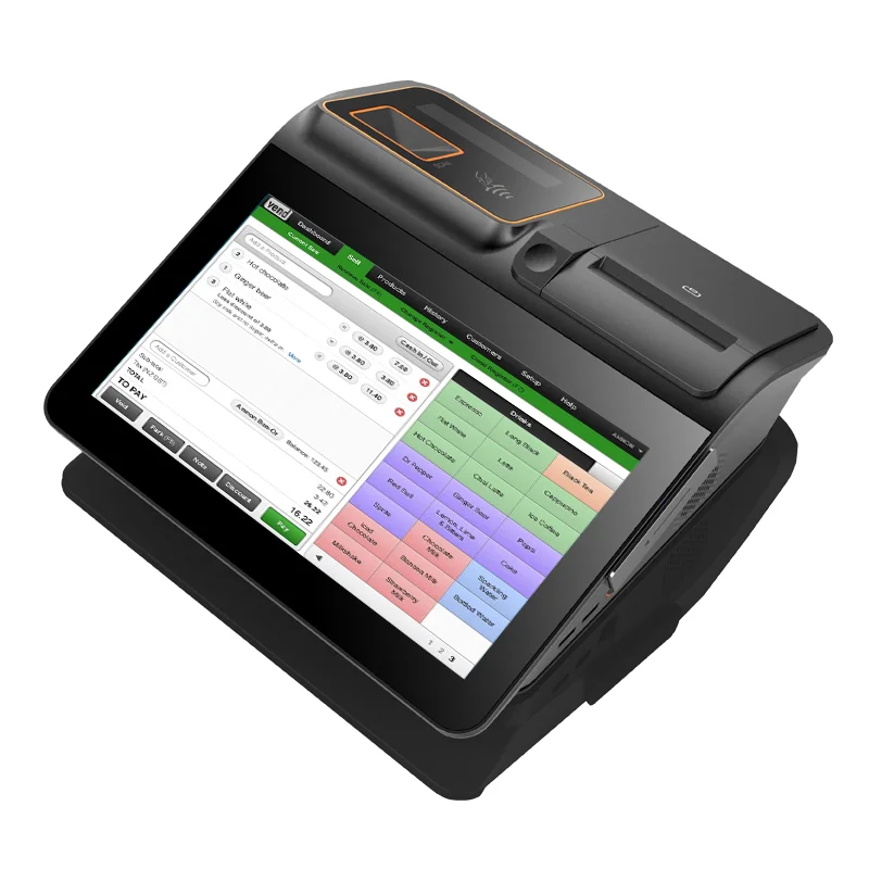 MHT-D1 Touch 11.6 inch all in one touch screen pos terminal with in-built printer restaurant pos terminal