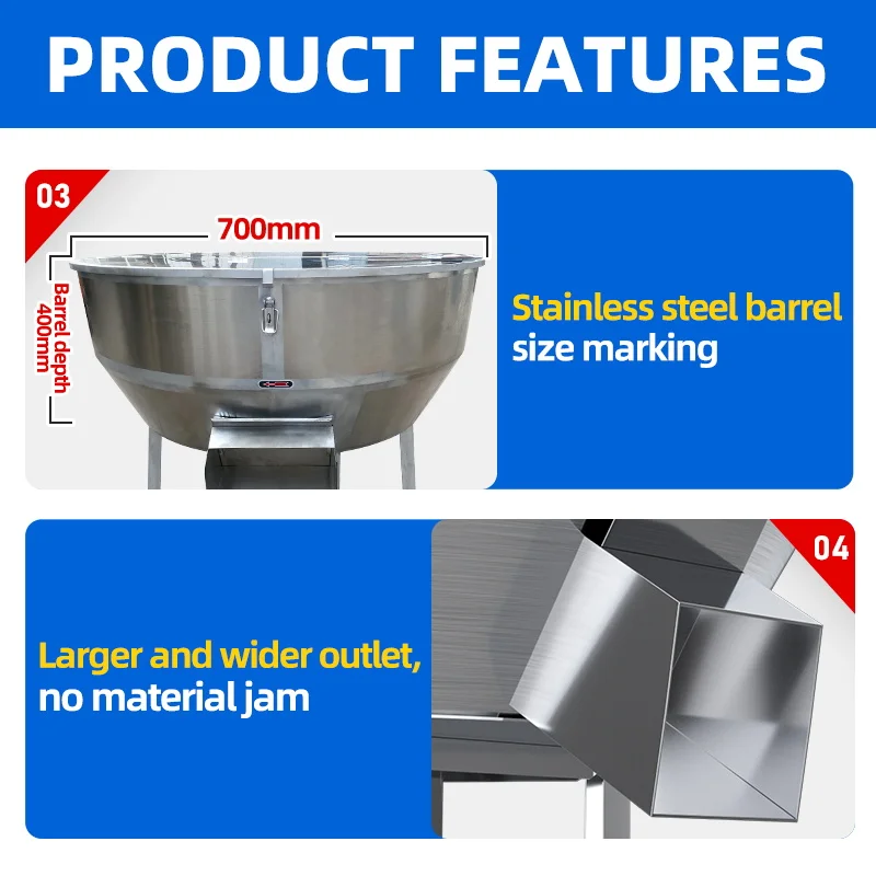 Mixer feed mixer plastic pellet mixer industrial multifunctional vertical color mixing machine