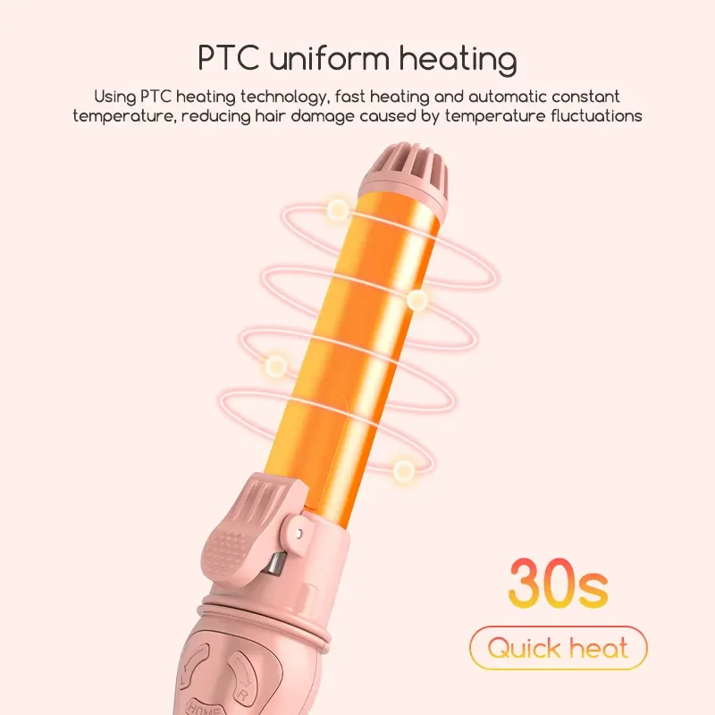 Multi Factory Price Wholesale Custom Curly Hair Stick Lcd Auto Hair curly iron Curler Wand Magic Automatic Curling Iron