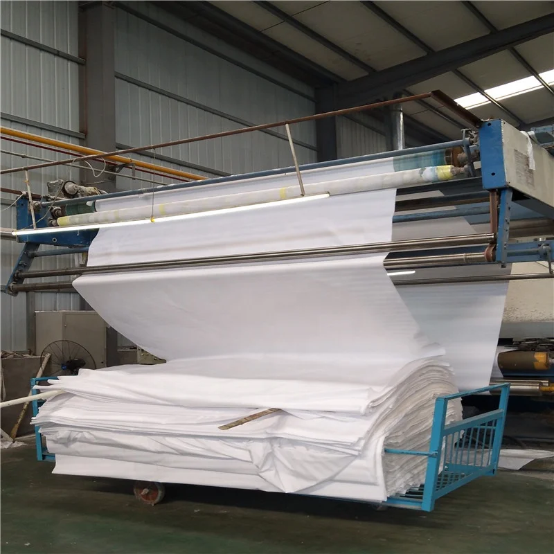 Manufacture of 50 polyester 50 cotton percale white hotel and resorts bedding fabric