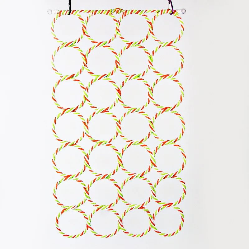 Perches for Birds 28 Rings Parrot Bird Stand Playground Folded Bird Toys Accessory for Budgies Cockatiels