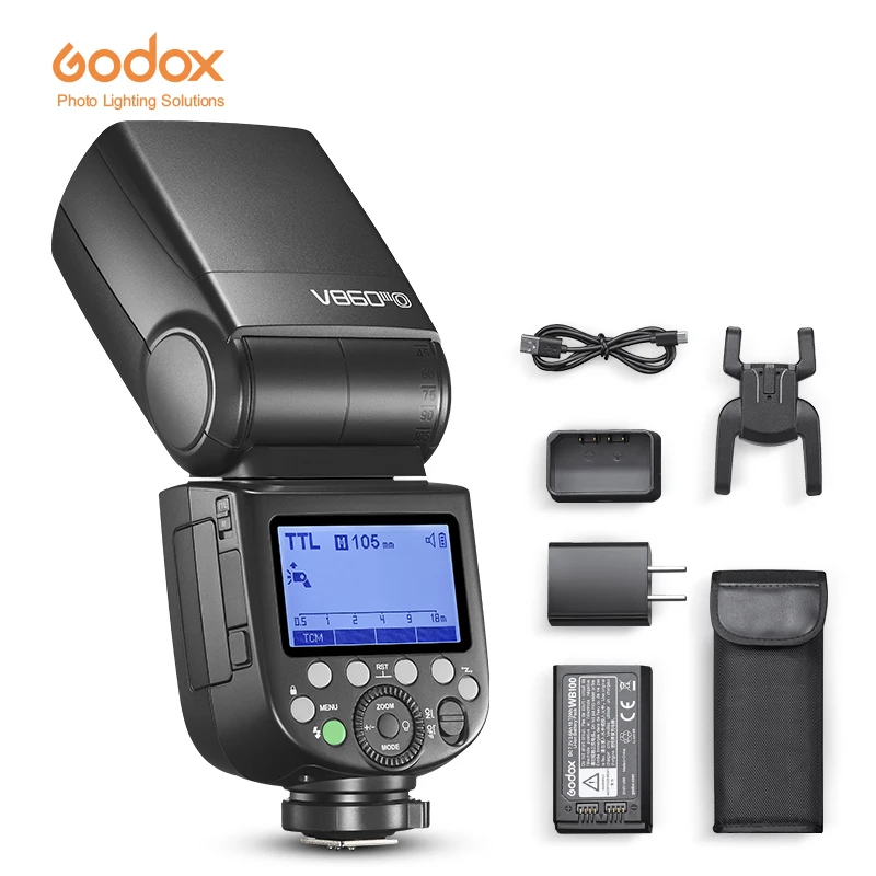 New Godox V860III V860III-C V860III-N V860III-S Speedlite Camera TTL HSS Flash Light