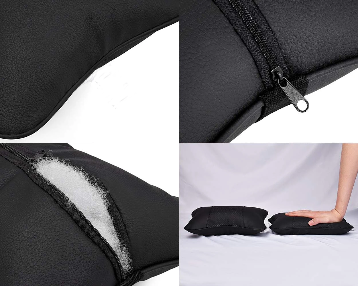 High Quality New Leather Auto Seat Headrest Pillow Car Neck Cushions
