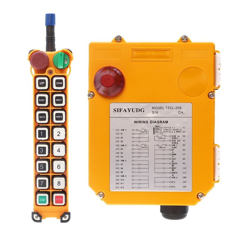 Factory price shell colours can be customised crane remote control