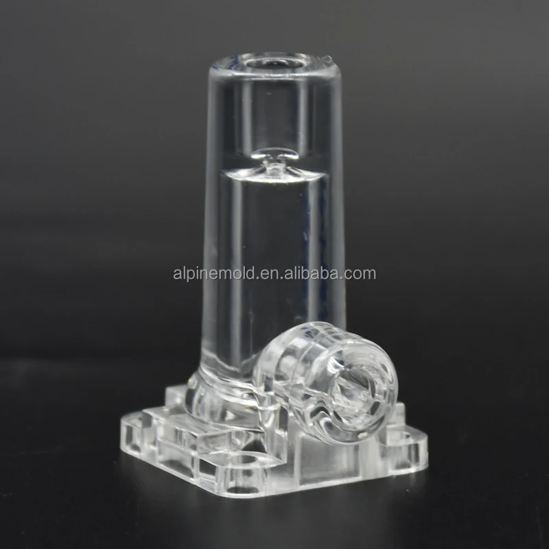 Clear pmma injection molded transparent parts injection molding  for medical device