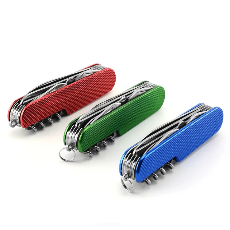 
New arrival high quality Multifunction Stainless Steel Swiss Knife Wild survival knife 