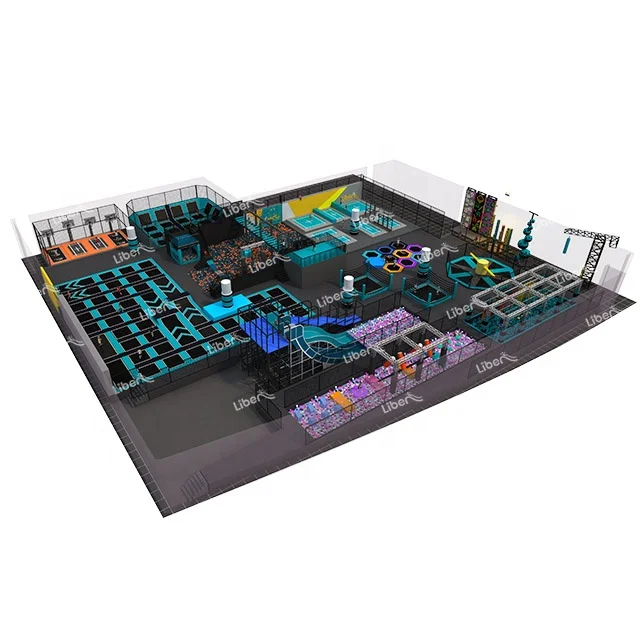 Liben Lanbox Franchise Indoor Commercial Adventure Trampoline Park