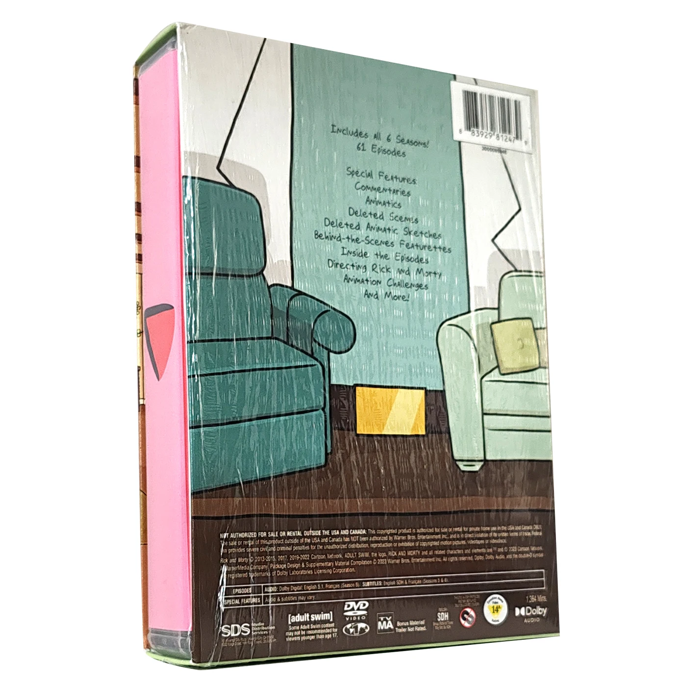 Rick and Morty the complete Seasons1-6 box sets 12dvd discs any new release custom tv series dvd movies wholesale free shipping