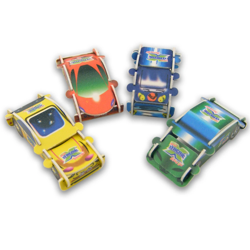 Airplane 3D Puzzle Coloring Puzzles, Model Toys, DIY Cards