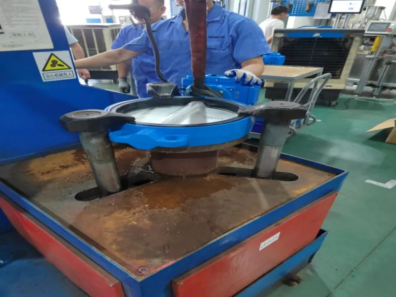 Hailaitaide MHV-B300/40-C Butterfly Valve pressure testing Butterfly Valve Test Bench DN100-DN400 wafer double flanged