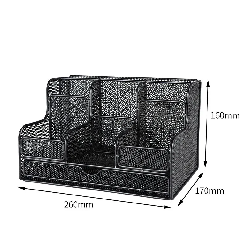 Настольный органайзер цвета розового золота, черный, металлический бумажный лоток для документов, настольный органайзер для офиса