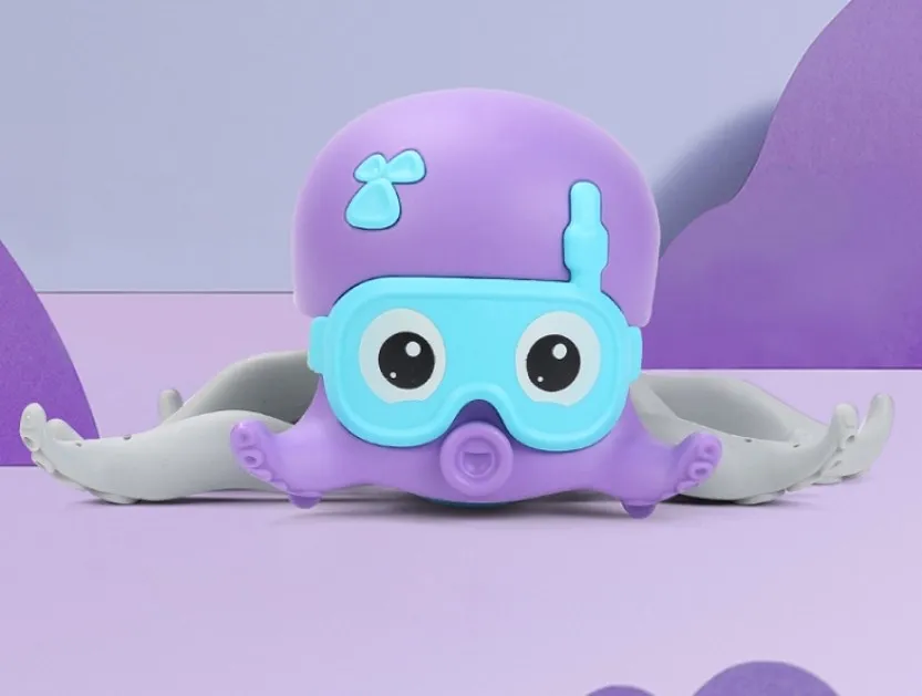  Игрушки 2021 купальники игрушки Детский Маленький ползучий Забавный детский водный летний плавательный бассейн осьминог плохо для ванной