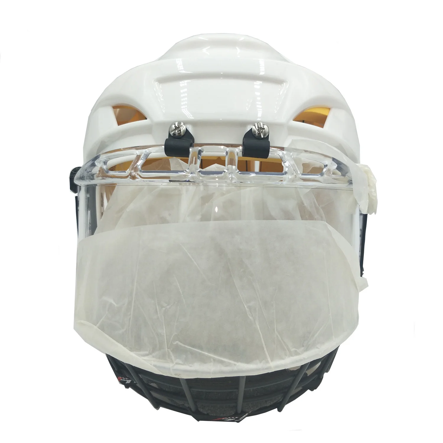 
HECC Testing Ice Hockey Helmet With Cage And Shield Visor Combo Hybrid 