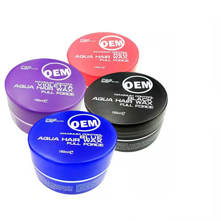 Hot sale wholesale manufacturer gel custom strong hold private label edge control canada hair wax for men