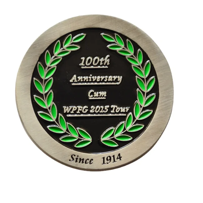 High Quality Custom Die Struck Brass Custom Soft Enamel Challenge Coin