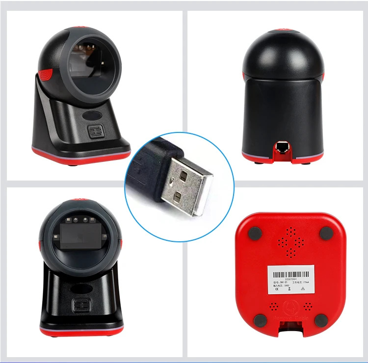 Scanners Price Fixed Desktop terminal 1d 2d qr bar code scan scanning scanner einscan wired supermarket barcode scanner