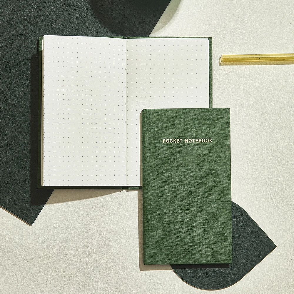 LABON Custom Logo Waterproof Portable Notepad Dotted Paper Pockets Size Simple Notebook