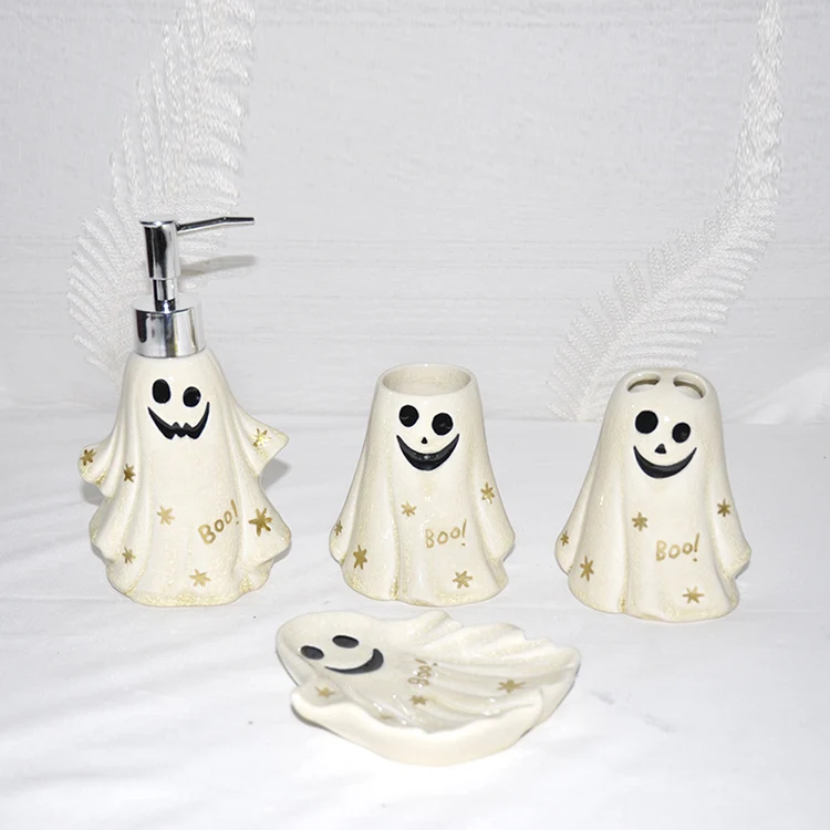 Ceramic Bathroom Set beige Modern Solid Washroom Vanity Set With Handmade Use For Hot At Best Price