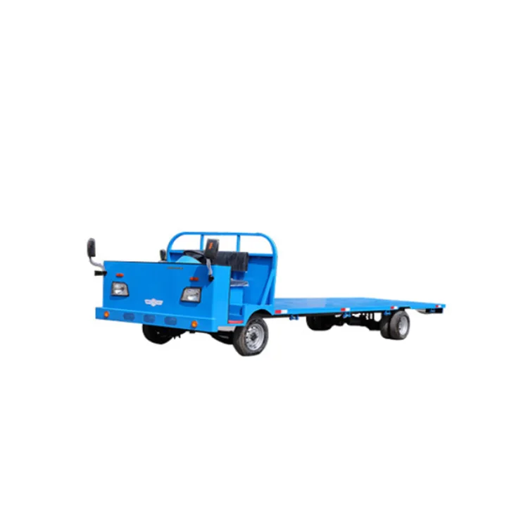 Factory direct sale of electric warehouse transport flat cargo tricycle trolley