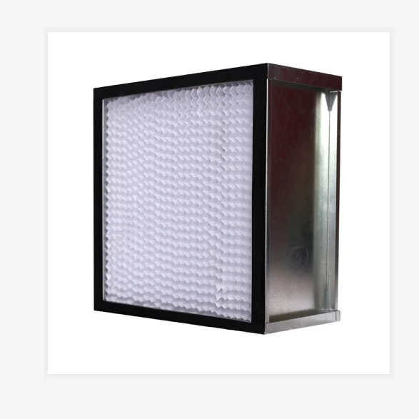 Paper/aluminum foil clapboard Hepa fiberglass separator dust filter for hospital operating room