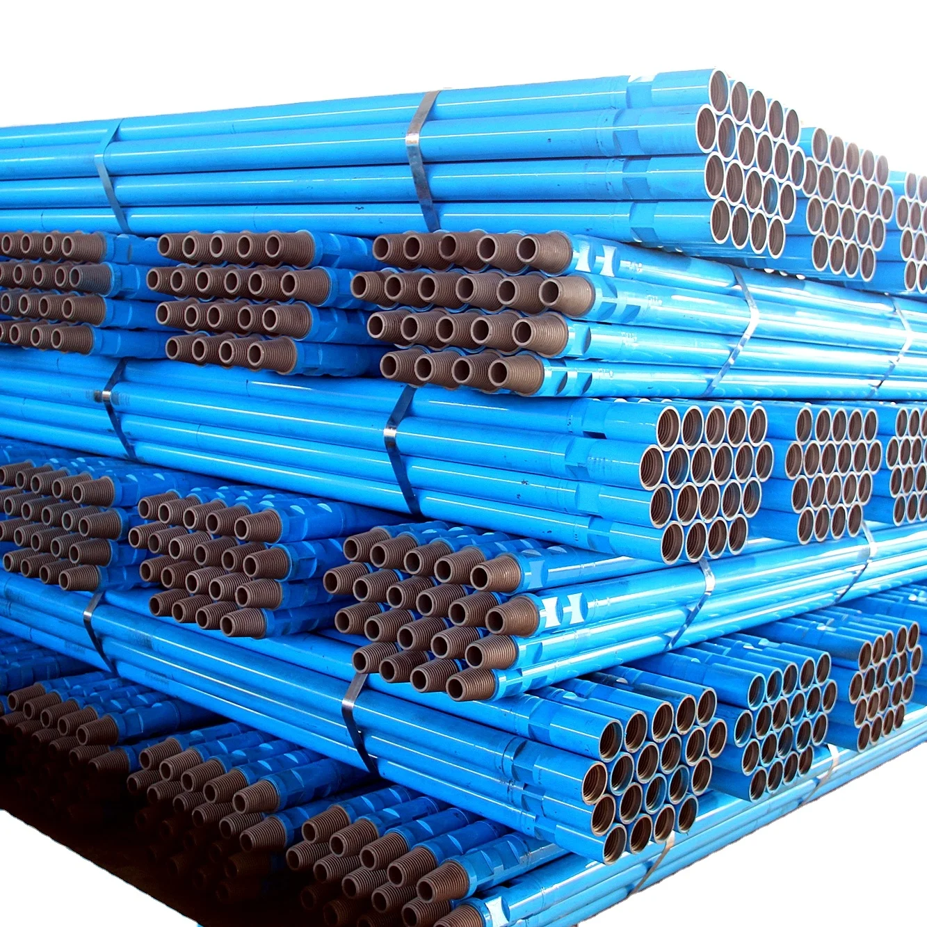 Steel Drill Pipe 1.5m 2.0m 3.0m 6.0m Drill Tool Energy Thread Weight