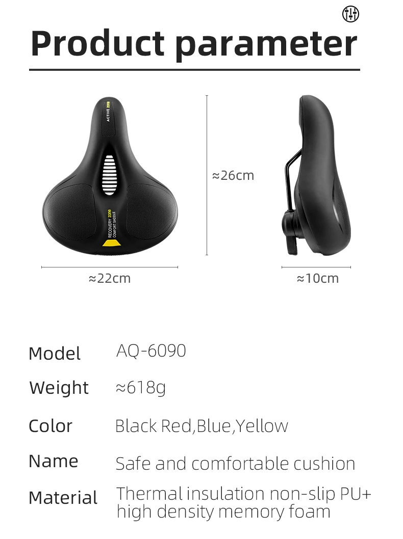 Bicycle Saddle Mountain Road Bike Seat Shockproof Cushion Soft Comfortable Spring Suspension Seats Cycling Accessories