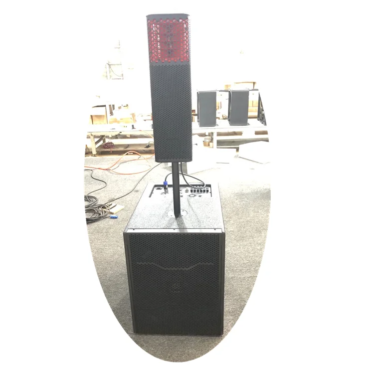 Long distance throw 6.5inch column rechargeable speakers audio system sound professional