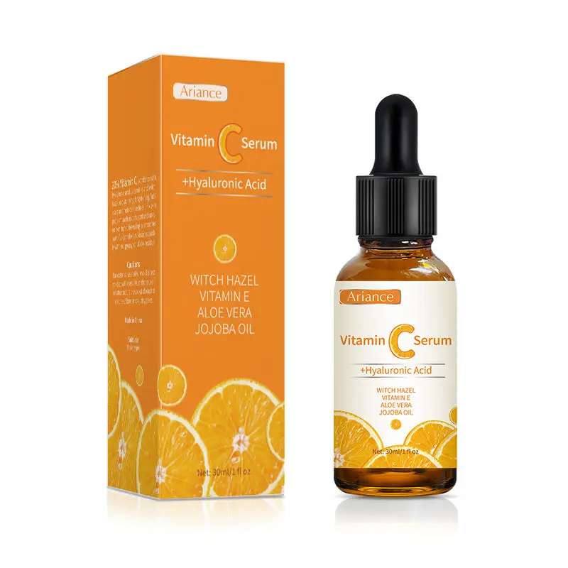 Customized Anti Aging whitening Ampoule Hyaluronic Acid Hydration Vitamin C Facial Eye Serum