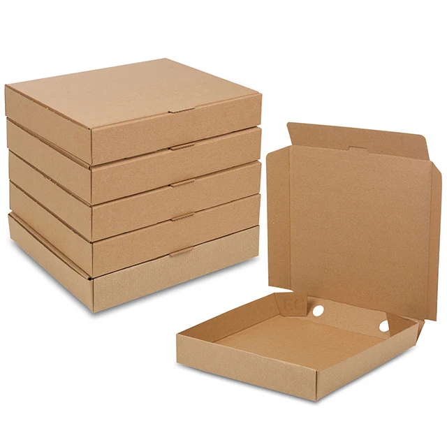 Wholesale 33 35 Cm 30 40 9 Inch Burger Package Carton Supplier Custom Design Printed Packing Bulk Cheap Pizza Boxes With Logo