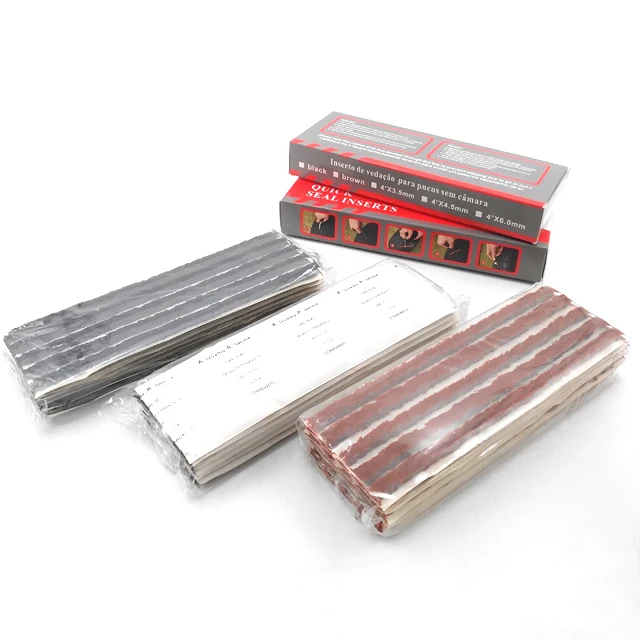 6*100mm Quick Insert Soft Tyre Radial Vulcanized Puncture Hot Tire Seal String products of vulcanized tires