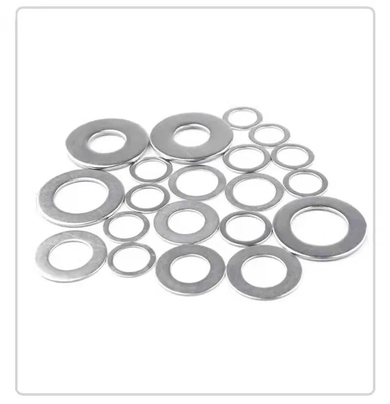 Spot direct sale stamping gasket metal washer round piece square piece