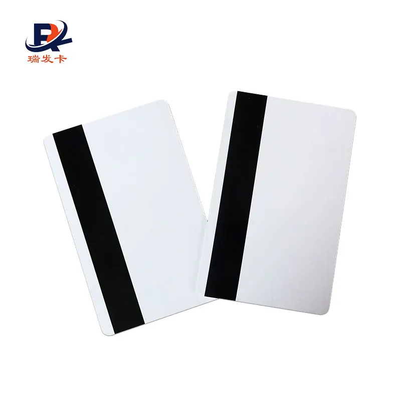 White Blank Magnetic Stripe Door Card