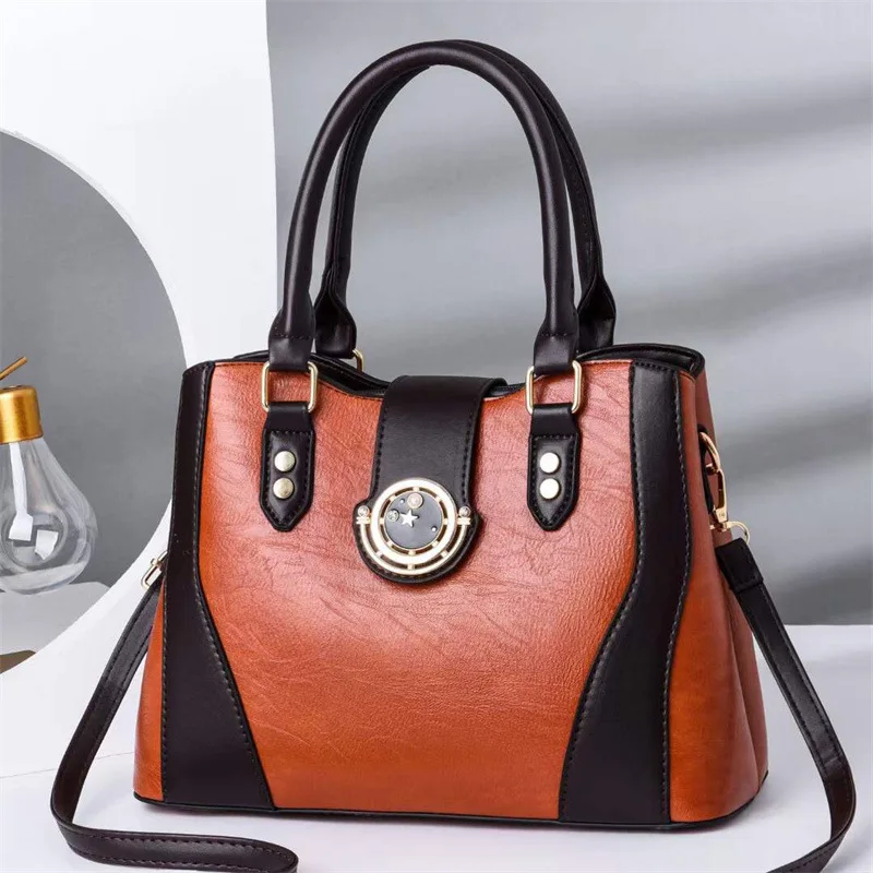 Luxury Leather Bag Designer Luxury Handbags For Women 2024 New Fashion Luxury Large Capacity Handheld One Shoulder Crossbody Bag